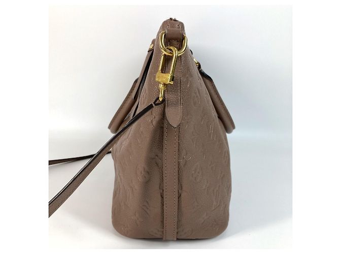Borsa Motherine MM in Monogram Empreinte Louis Vuitton Beige - vista 3