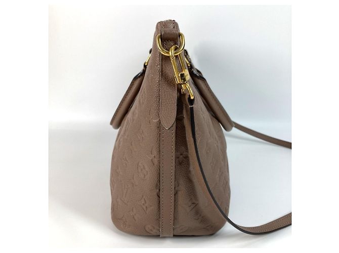 Borsa Motherine MM in Monogram Empreinte Louis Vuitton Beige - vista 4
