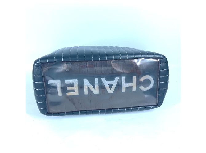 Borsa a spalla W-Chain Mademoiselle di Chanel Nero - vista 6