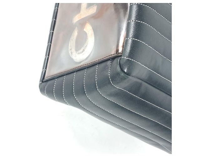 Borsa a spalla W-Chain Mademoiselle di Chanel Nero - vista 9