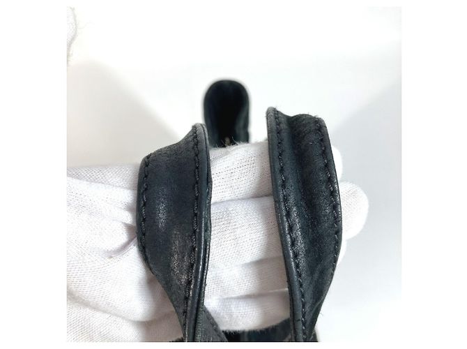 Borsa a Spalla Chanel Matelassé CC Coco Mark Turnlock Nero - vista 10