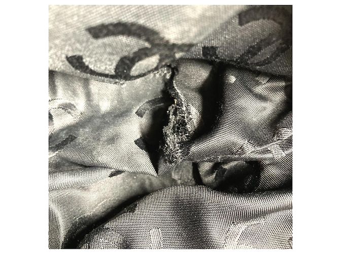 Borsa a Spalla Chanel Matelassé CC Coco Mark Turnlock Nero - vista 14
