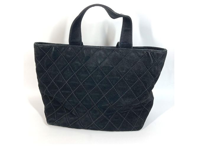 Borsa a Spalla Chanel Matelassé CC Coco Mark Turnlock Nero - vista 3