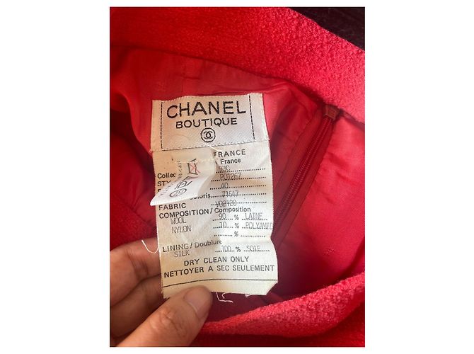 Cambon Chanel colección de pasarela de 1993 Roja - vista 10