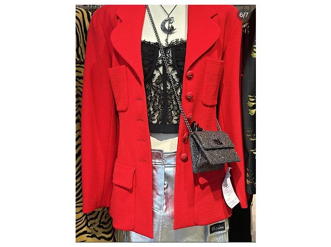 Cambon Chanel colección de pasarela de 1993 Roja - vista 11