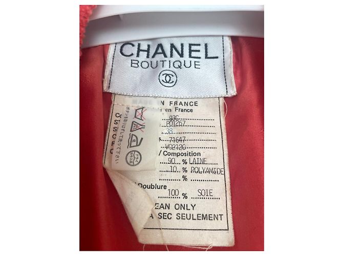 Cambon Chanel colección de pasarela de 1993 Roja - vista 4