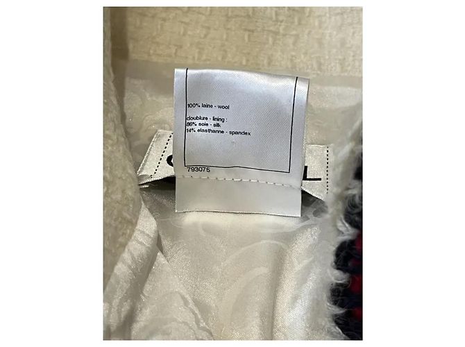 Chanel Tweedjacke Paris Shanghai Weiß - Ansicht 4
