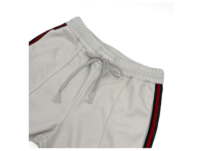 Gucci Conjunto de moletom de poliéster e algodão off-white com logo de cereja Fora de branco - vista 16