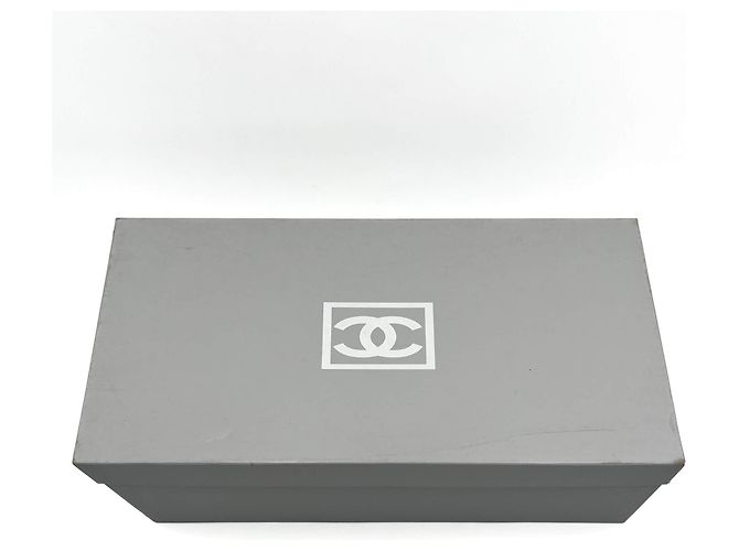 Timeless Chanel Botas planas de ante CC 40 negras Negro - vista 11