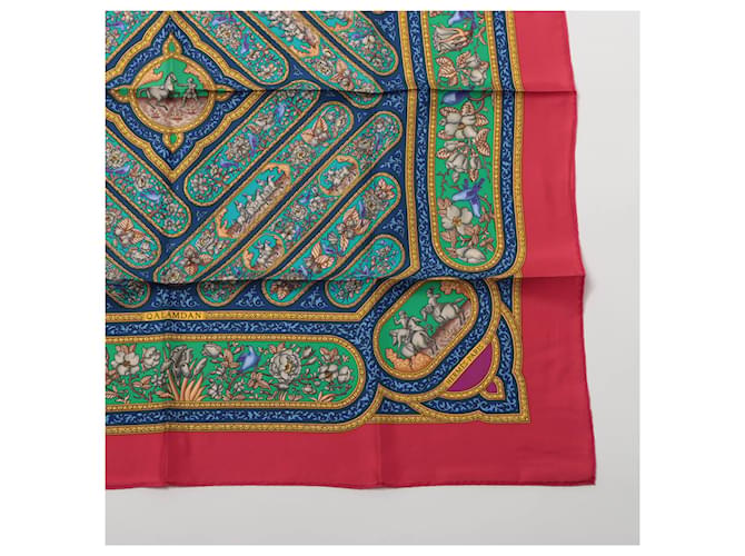 Hermès Foulard 90 Sete Qalamdan Karamdan Multicolore - vista 7