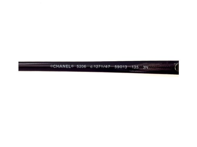 Chanel Pilot-Acetat-Sonnenbrille lila - Ansicht 12