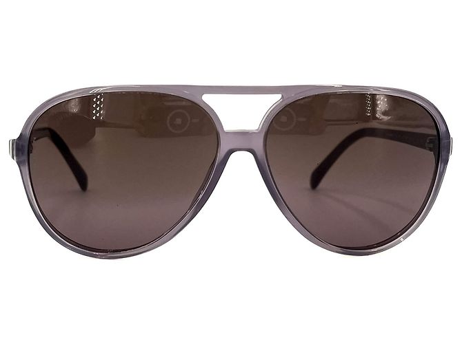Chanel Pilot-Acetat-Sonnenbrille lila - Ansicht 5