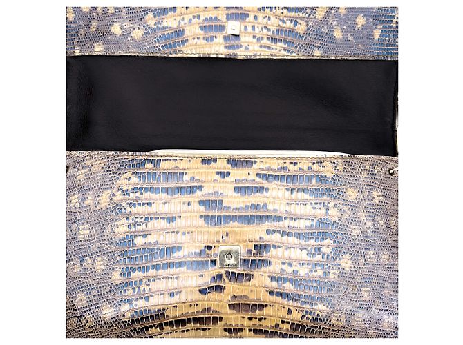 Gucci Pochette Lucertola Marrone - vista 10