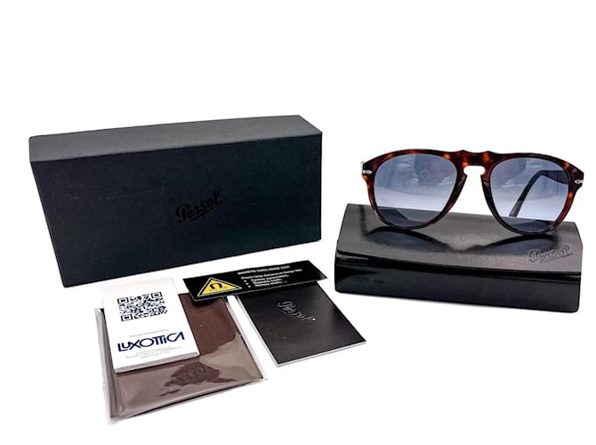 Gafas de sol Persol de acetato marrones Castaño - vista 3
