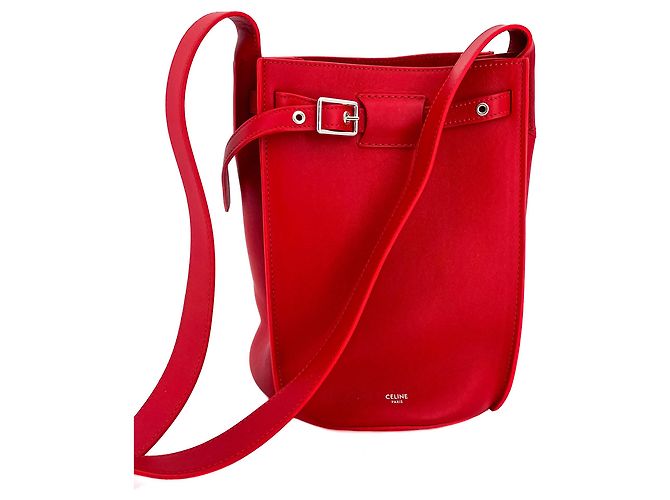 Big Bag Céline Große Lederrot-Tasche - Ansicht 4
