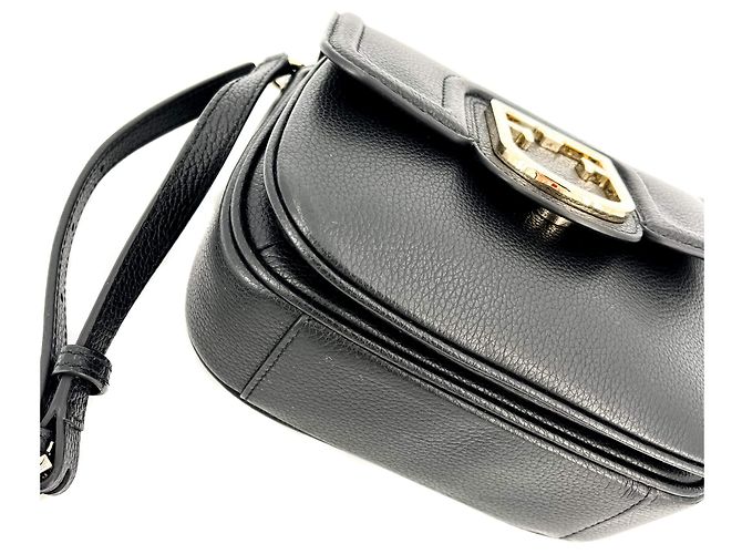 Furla Borsa a tracolla in pelle quadrata nera Nero - vista 9
