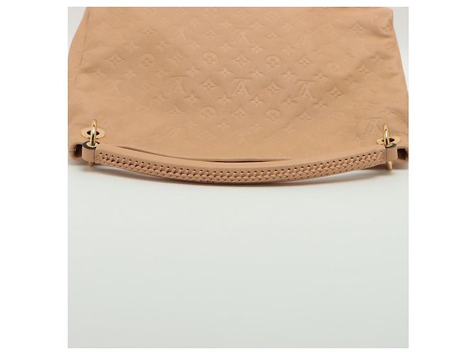 Louis Vuitton Hobo in pelle Empreinte beige Artsy MM Monogram - vista 7