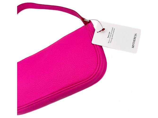 By Far Borsa in pelle rosa Rachel - vista 12