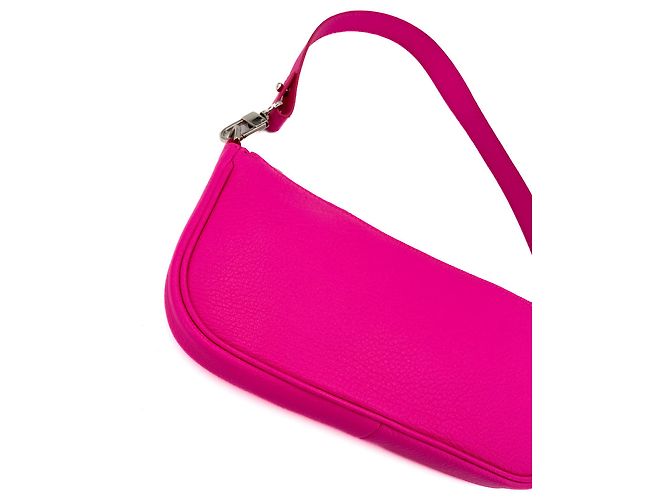 By Far Borsa in pelle rosa Rachel - vista 13