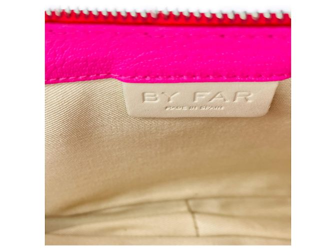By Far Borsa in pelle rosa Rachel - vista 5