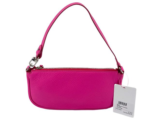 By Far Borsa in pelle rosa Rachel - vista 6