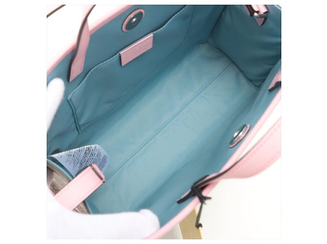 Gucci Borsa in tela GG Supreme per bambini Higuchi Yuko rosa - vista 10