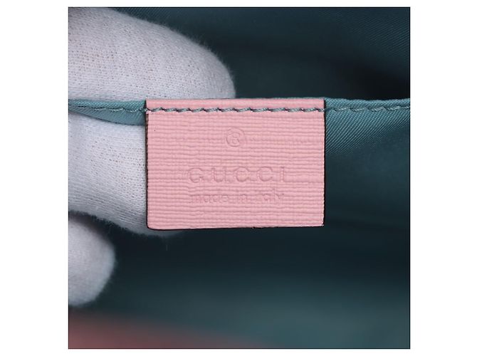 Gucci Borsa in tela GG Supreme per bambini Higuchi Yuko rosa - vista 13