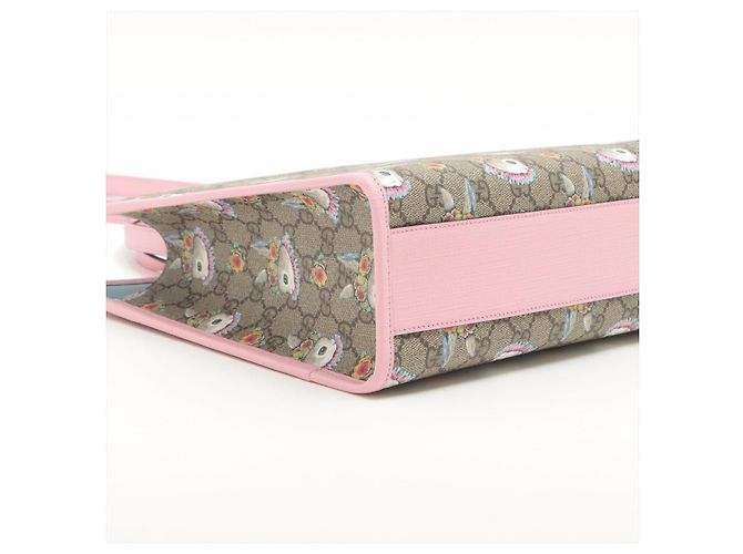 Gucci Borsa in tela GG Supreme per bambini Higuchi Yuko rosa - vista 6