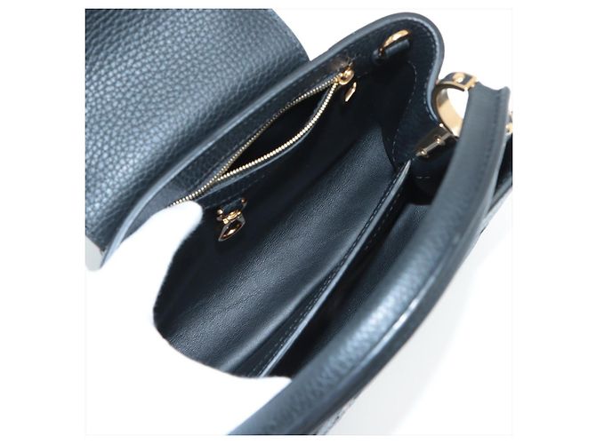 Louis Vuitton Capucines BB 2way Taurillon Leather Trapped Leopard Black - view 10
