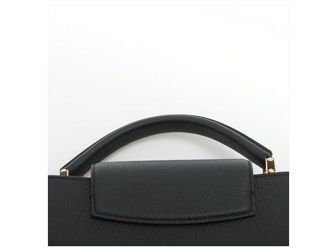 Louis Vuitton Capucines BB 2way Taurillon Leather Trapped Leopard Black - view 8