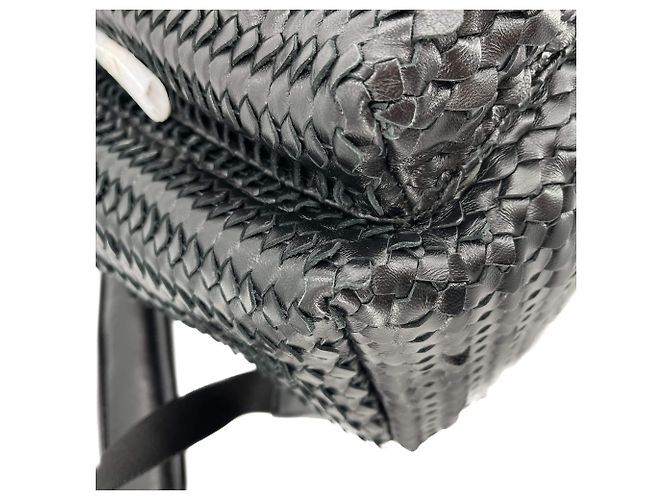 Philipp Plein Schwarzer Leder-Rucksack - Ansicht 15