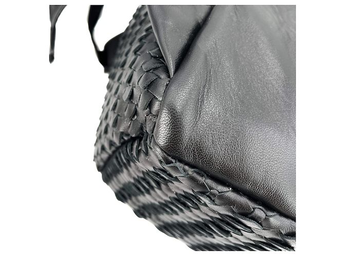 Philipp Plein Schwarzer Leder-Rucksack - Ansicht 17