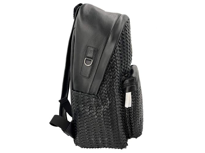 Philipp Plein Schwarzer Leder-Rucksack - Ansicht 4