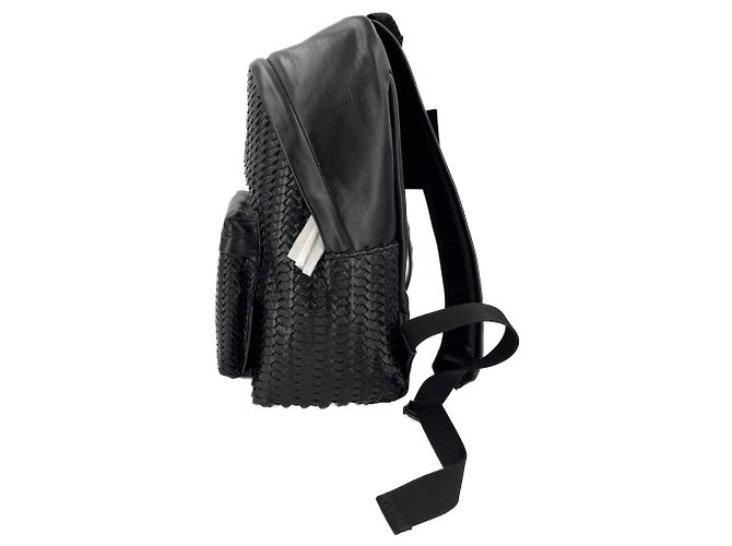 Philipp Plein Schwarzer Leder-Rucksack - Ansicht 5