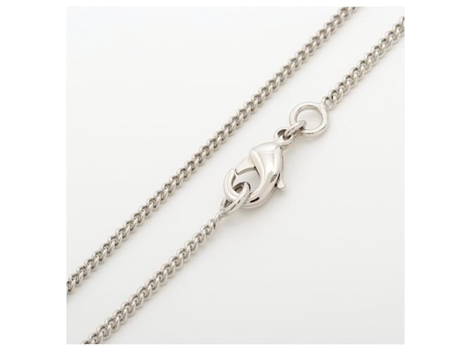 Timeless Chanel Collana corta Coco CC in perla finta e strass Argento - vista 4