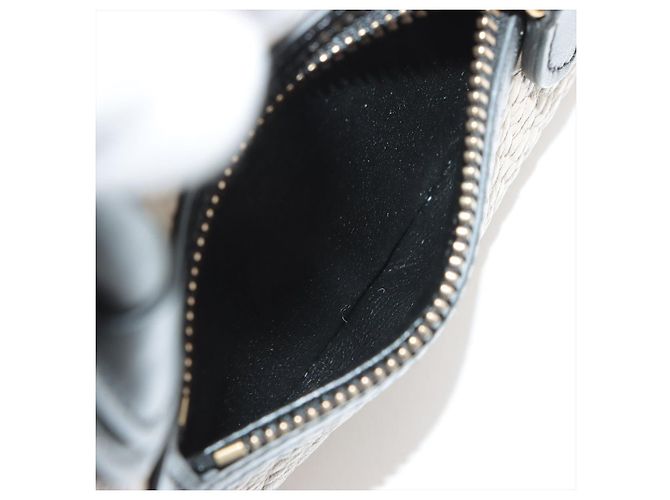 Luggage Céline Borsa tote in pelle nano nera e beige Multicolore - vista 12