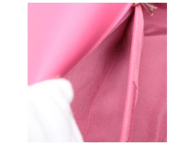 Chanel Borsa a catena in pelle Jumbo con patta singola rosa - vista 10