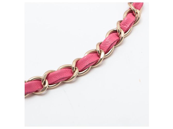 Chanel Borsa a catena in pelle Jumbo con patta singola rosa - vista 12