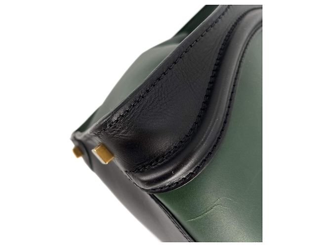 Luggage Céline Mehrfarbige Lederhandtasche grün Mehrfarben - Ansicht 10