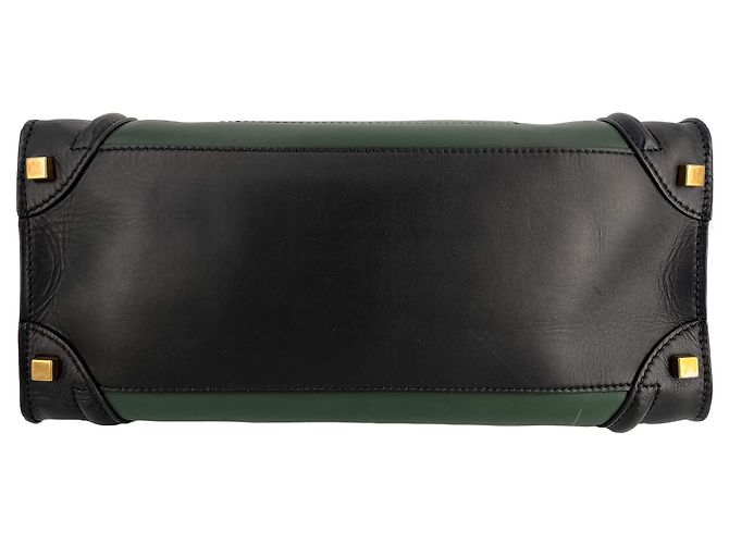 Luggage Céline Mehrfarbige Lederhandtasche grün Mehrfarben - Ansicht 7