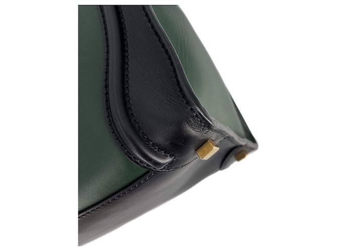 Luggage Céline Mehrfarbige Lederhandtasche grün Mehrfarben - Ansicht 9