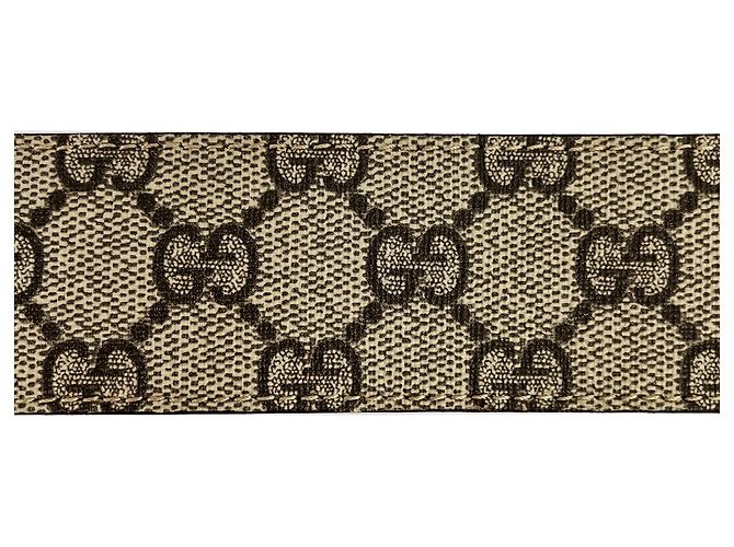 Gucci Mittelgurt aus Canvas 75/30 GG Supreme Braun - Ansicht 11