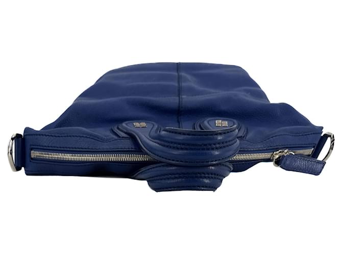 Givenchy Borsa in pelle blu Nightingale - vista 15