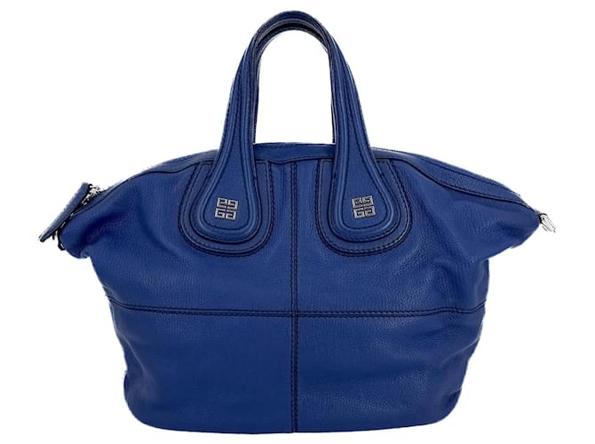 Givenchy Borsa in pelle blu Nightingale - vista 6