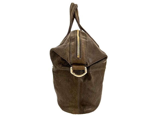 Givenchy Nightingale Medium Leder 2-Wege Wochenendtasche Braun - Ansicht 12