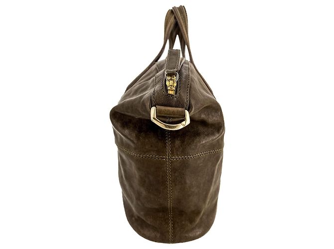 Givenchy Nightingale Medium Leder 2-Wege Wochenendtasche Braun - Ansicht 13