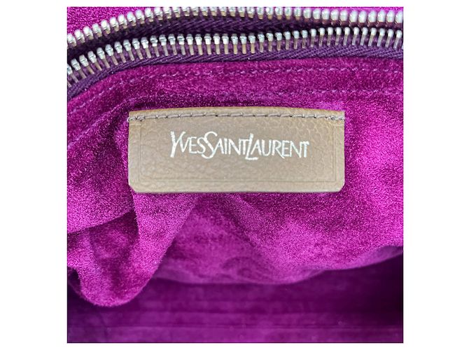 Saint Laurent Borsa tote in pelle media Muse 2 viola Porpora - vista 14
