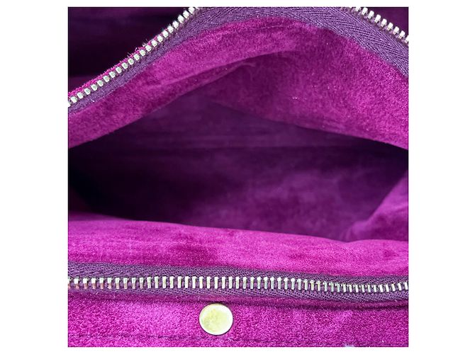 Saint Laurent Borsa tote in pelle media Muse 2 viola Porpora - vista 15