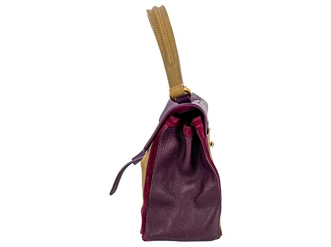 Saint Laurent Borsa tote in pelle media Muse 2 viola Porpora - vista 5