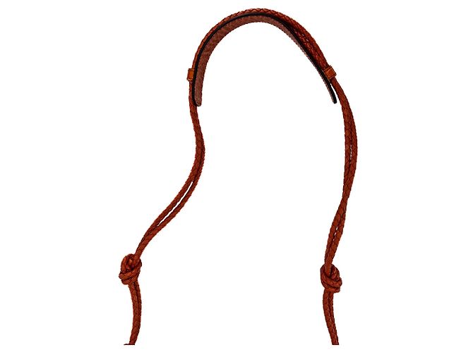 Etro Borsa a tracolla Flap in pelle croco caramello - vista 5